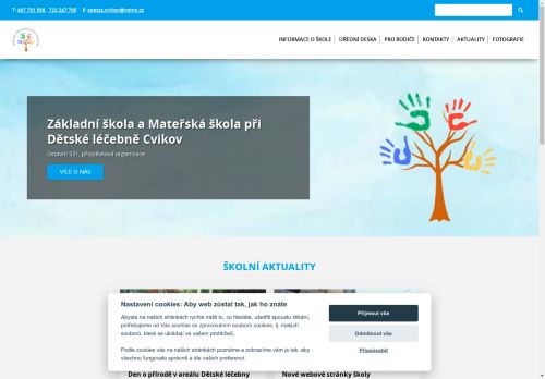 Základní škola  a Mateřská škola při dětské léčebně, Cvikov, Ústavní 531, příspěvková organizace